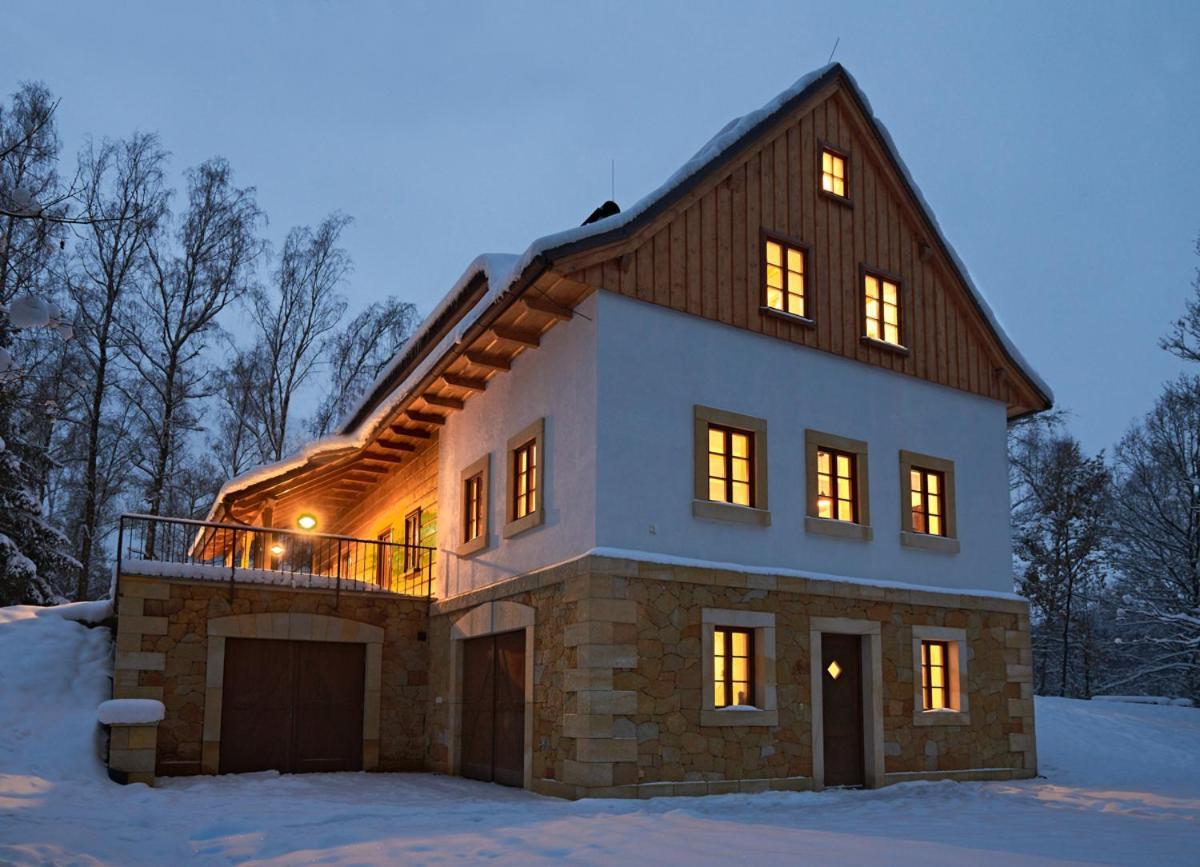 Na Jeleni Stezce Villa Chřibská Exteriör bild