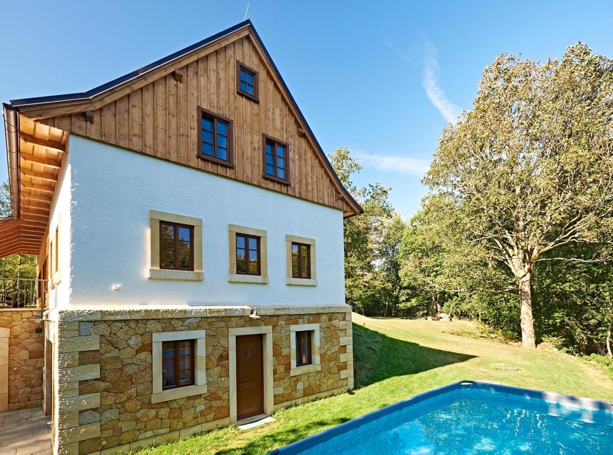 Na Jeleni Stezce Villa Chřibská Exteriör bild