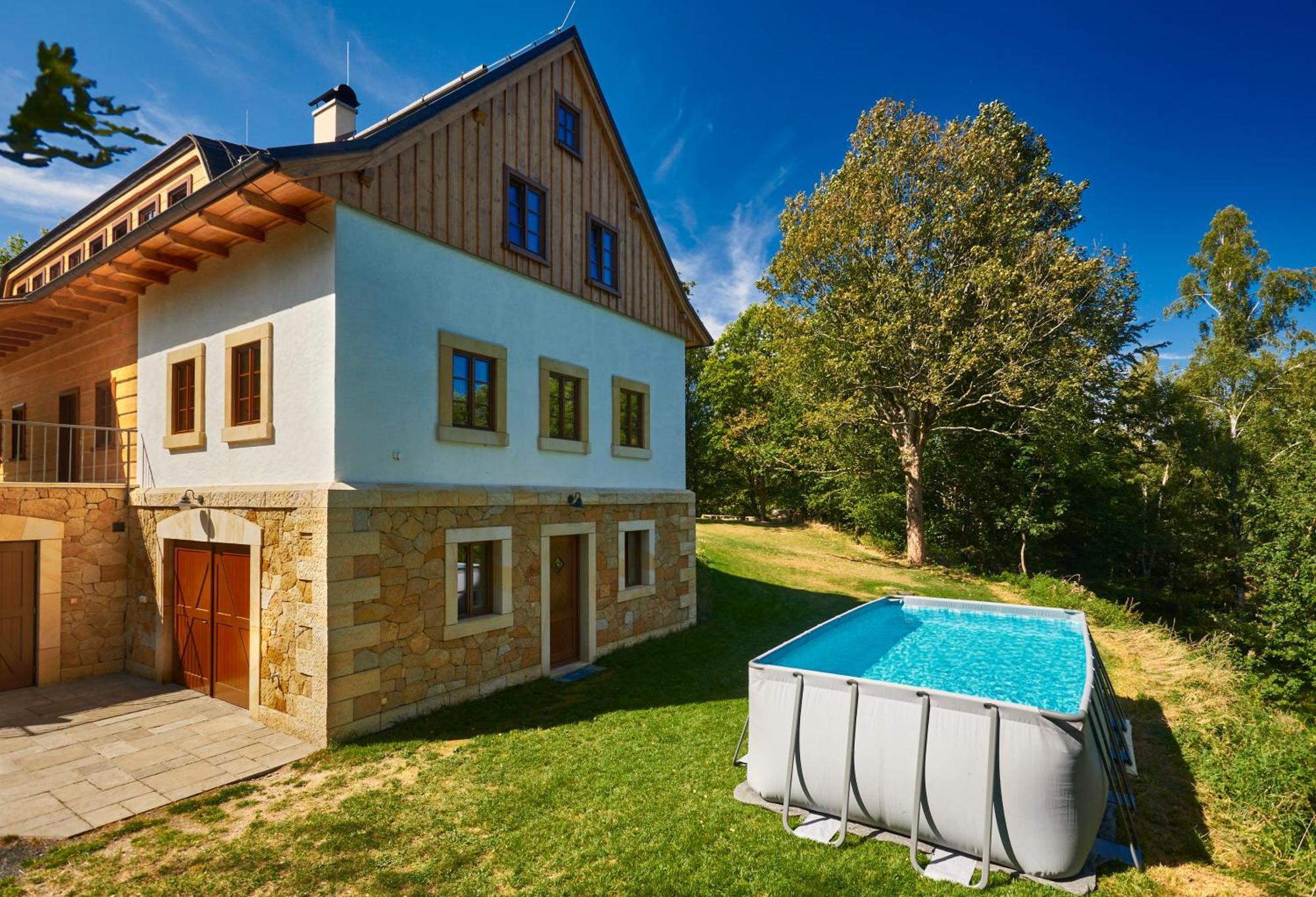 Na Jeleni Stezce Villa Chřibská Exteriör bild
